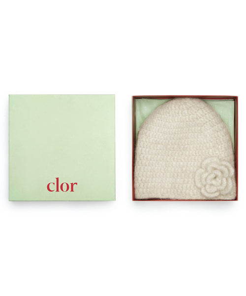 HANDMADE FLOWER CROCHET HAT - 6 colors