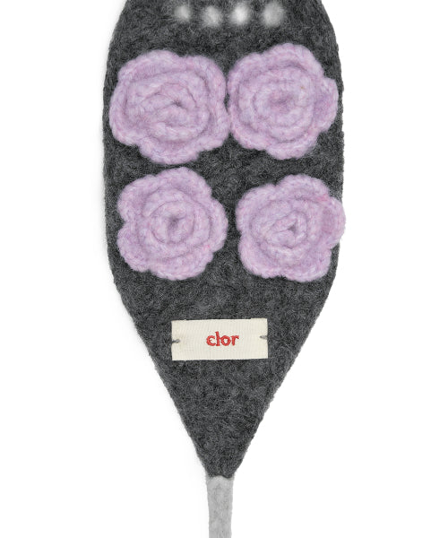 HANDMADE FLOWER CROCHET EARMUFF - 6 colors
