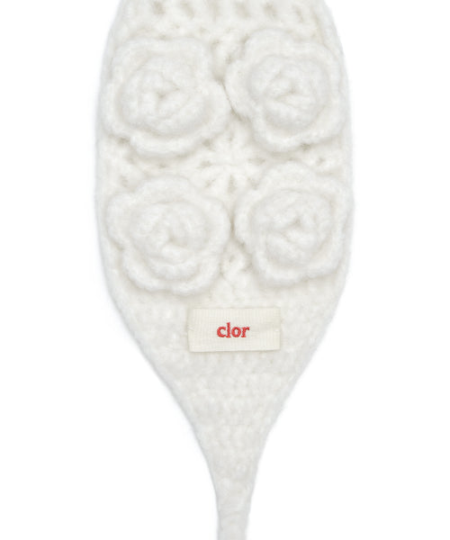 HANDMADE FLOWER CROCHET EARMUFF - 6 colors