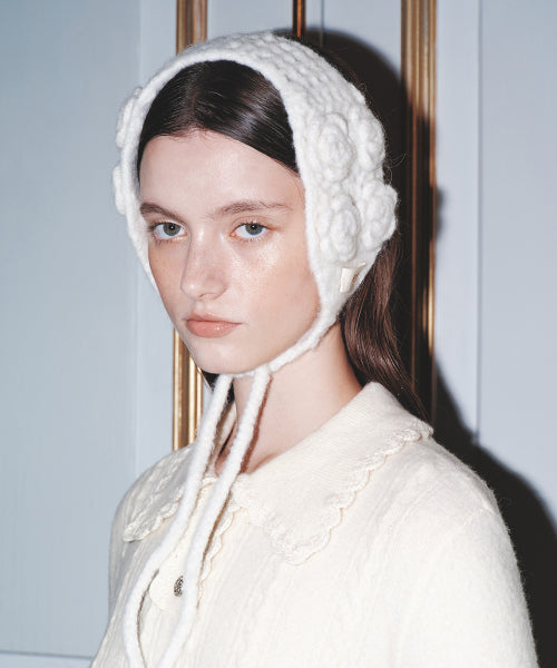 HANDMADE FLOWER CROCHET EARMUFF - 6 colors