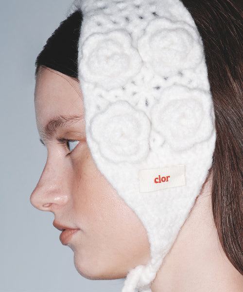 HANDMADE FLOWER CROCHET EARMUFF - 6 colors
