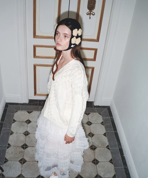 HANDMADE FLOWER CROCHET EARMUFF - 6 colors