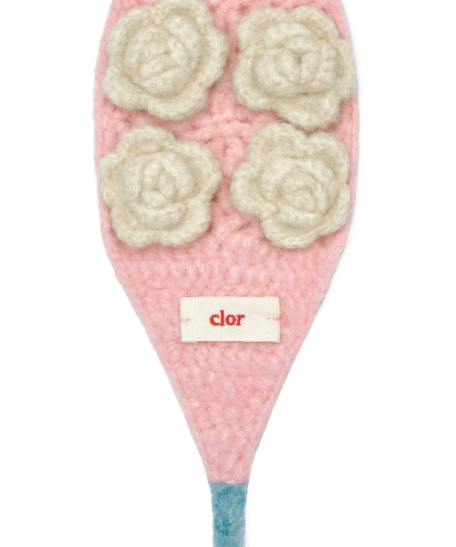 HANDMADE FLOWER CROCHET EARMUFF - 6 colors