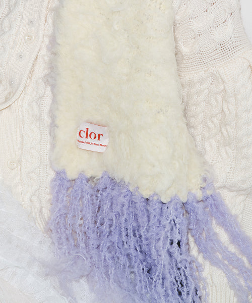OVERSIZE SHAGGY SCARF - 5 colors