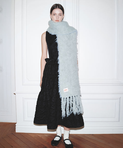 OVERSIZE SHAGGY SCARF - 5 colors