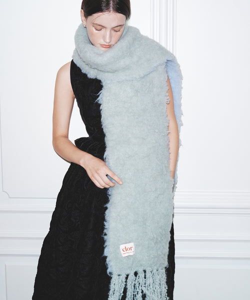 OVERSIZE SHAGGY SCARF - 5 colors