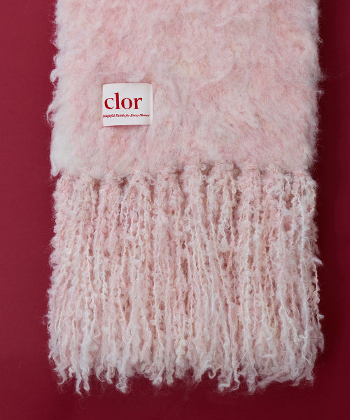 OVERSIZE SHAGGY SCARF - 5 colors