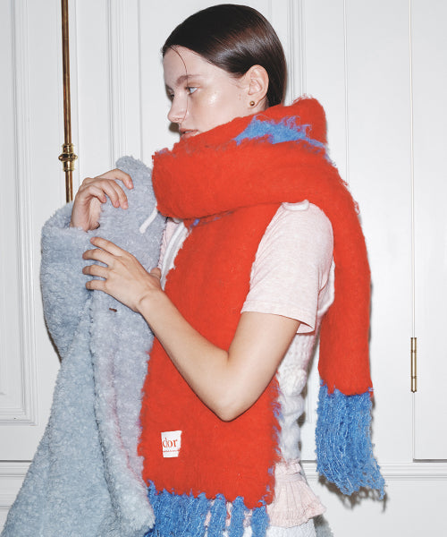 OVERSIZE SHAGGY SCARF - 5 colors