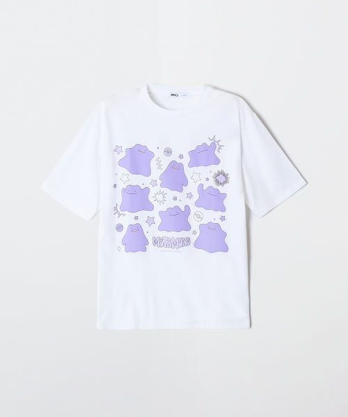 [Pocket Mon] Metamong Short-Sleeved T-shirt (WHITE)_ SPRLF49U12
