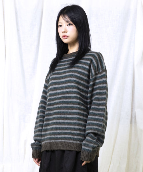 GNT067 Doctown Hairdresser Pullover Knit (GREEN)