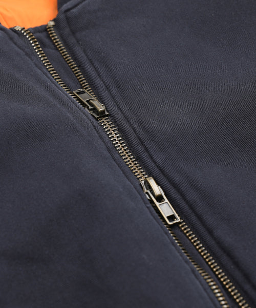 GJ068 Retro MA-1 Bomber Jacket (BLACK)