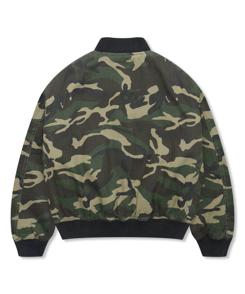 GJ068 Retro MA-1 Bomber Jacket (CAMO)