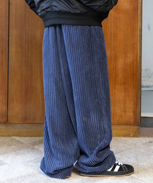 GP152 Big Corduroy Easy Pants (NAVY)