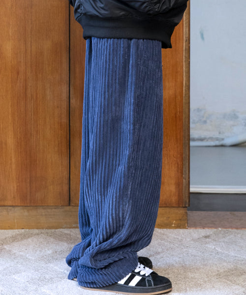 GP152 Big Corduroy Easy Pants (NAVY)