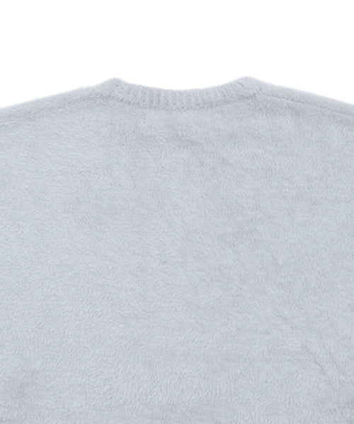GNT066 Raffin Hair Ornament Pullover Knit (GRAY)