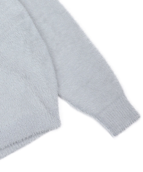 GNT066 Raffin Hair Ornament Pullover Knit (GRAY)