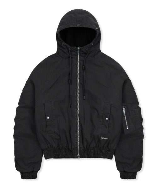GJ098 Rusty N2B Short Parka (BLACK)