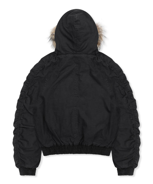 GJ098 Rusty N2B Short Parka (BLACK)