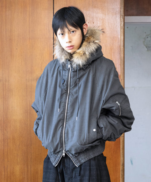 GJ098 Rusty N2B Short Parka (GRAY)