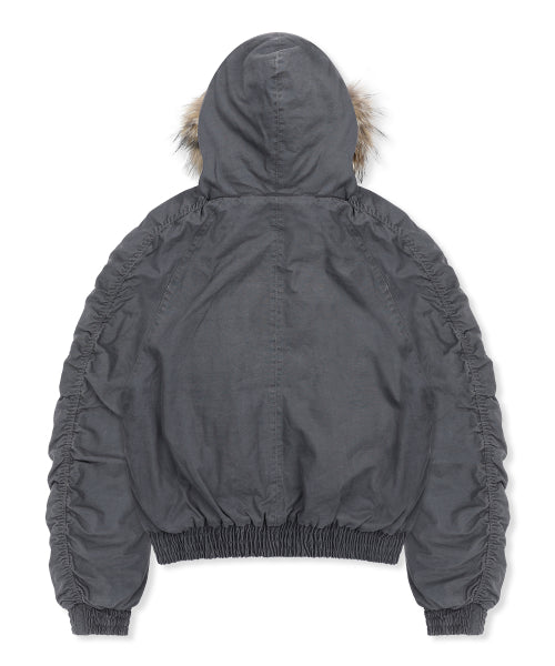 GJ098 Rusty N2B Short Parka (GRAY)