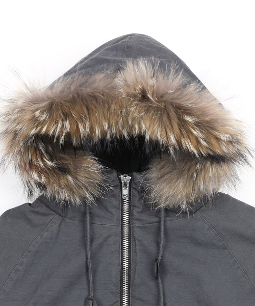 GJ098 Rusty N2B Short Parka (GRAY)
