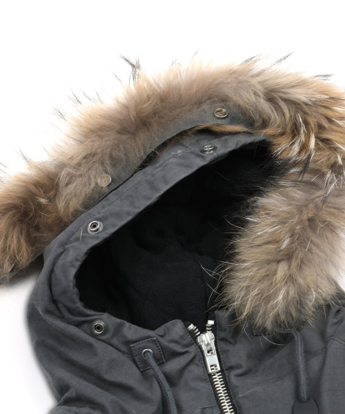 GJ098 Rusty N2B Short Parka (GRAY)