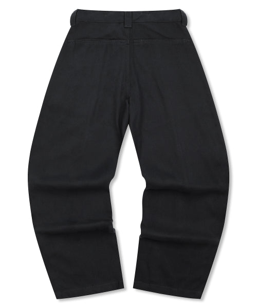 GP150 Split Wide Slacks (BLACK)