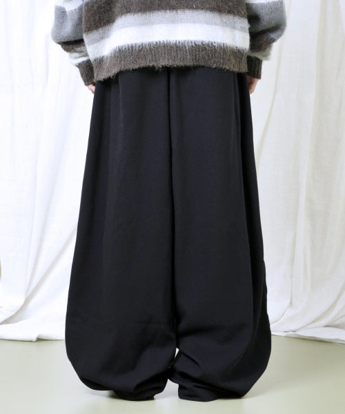 GP150 Split Wide Slacks (BLACK)