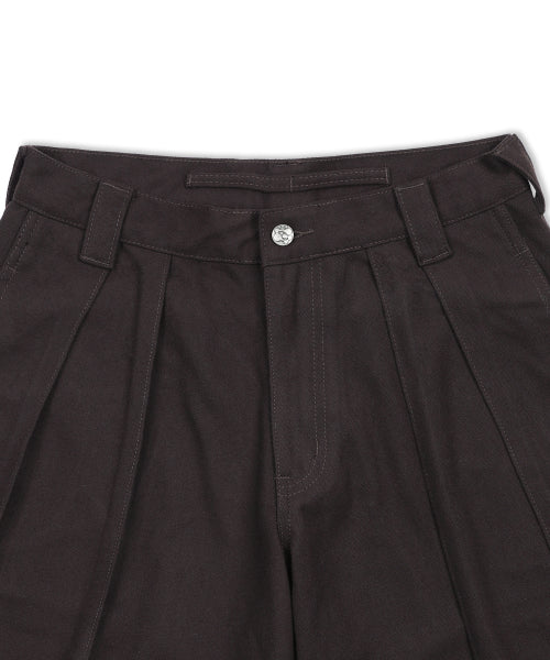 GP150 Split Wide Slacks (BROWN)