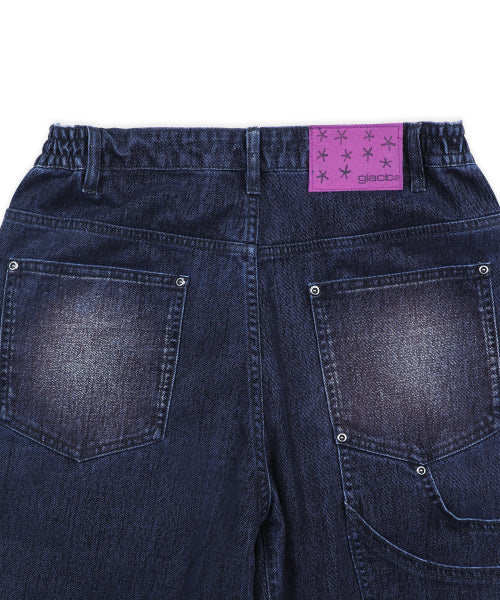 GP174 Rusty Washed Wide Pants (INDIGO)