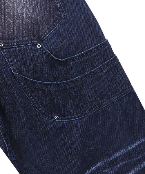 GP174 Rusty Washed Wide Pants (INDIGO)