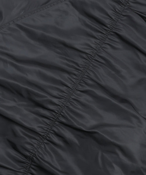 GJ107 Rework N2B Nylon Short Parka (BLACK)