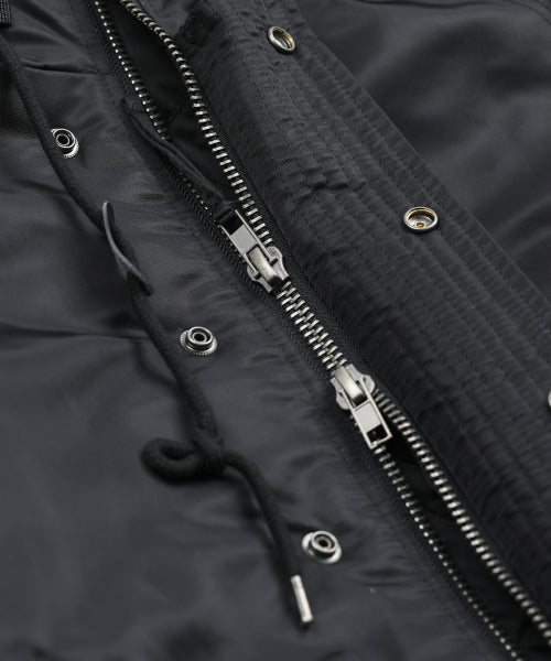 GJ107 Rework N2B Nylon Short Parka (BLACK)