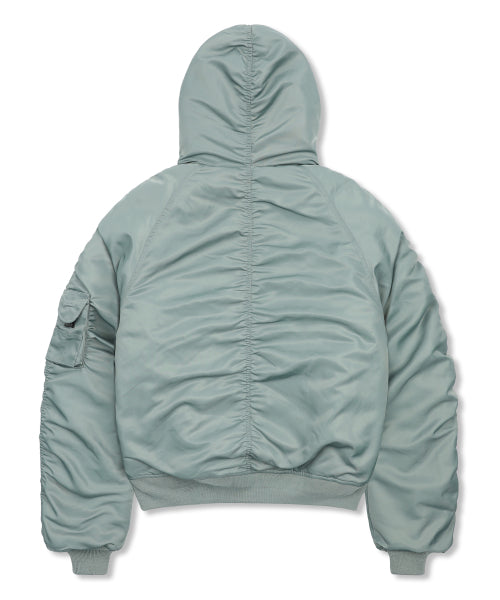 GJ107 Rework N2B Nylon Short Parka (SAGE GREEN)