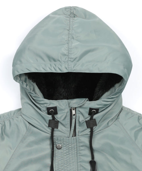 GJ107 Rework N2B Nylon Short Parka (SAGE GREEN)