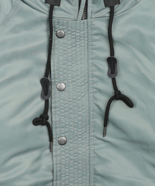 GJ107 Rework N2B Nylon Short Parka (SAGE GREEN)