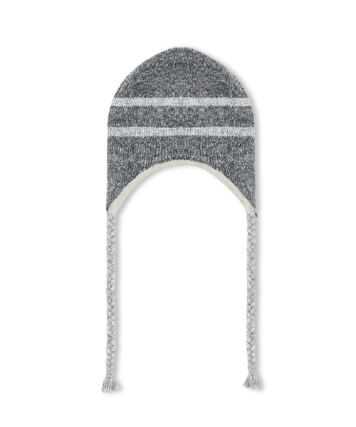 GC069 Stripe Earflap Vinny (CHARCOAL GRAY)