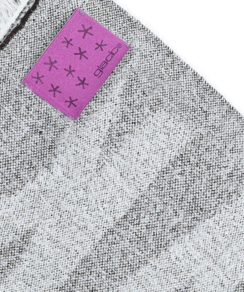 GAC030 Panatic Hair Ornament Jacquard muffler (BLACK)