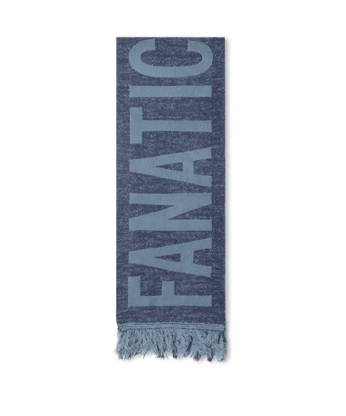 GAC030 Panatic Hair Ornament Jacquard muffler (NAVY)