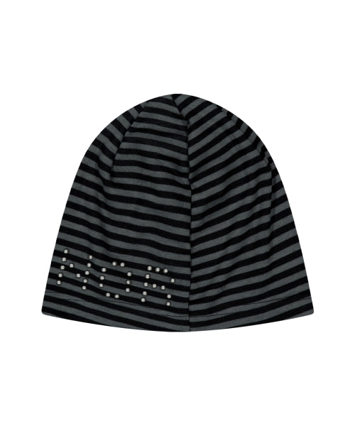 NN BEANIE_BLACK STRIPE