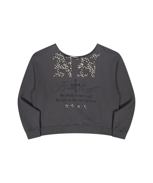 NN OFF-SHOULDER SWEATSHIRT_CHARCOAL