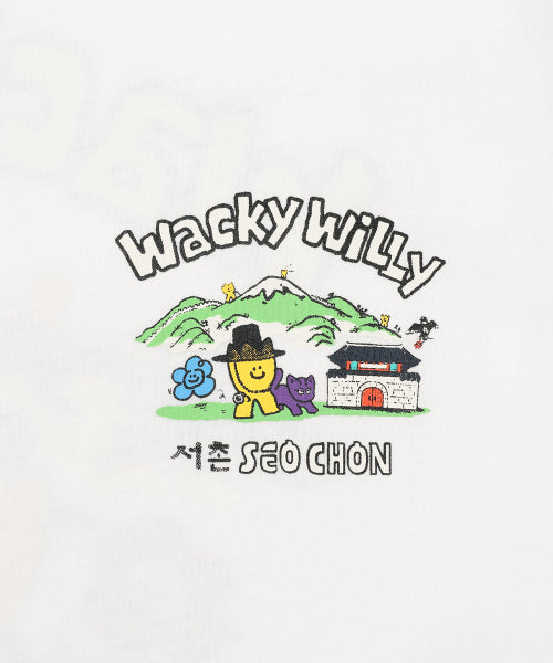 Seochon Graphic Short Sleeve T-shirt White