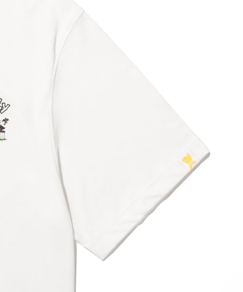 Seochon Graphic Short Sleeve T-shirt White