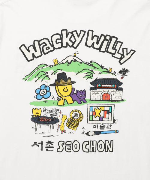 Seochon Graphic Short Sleeve T-shirt White