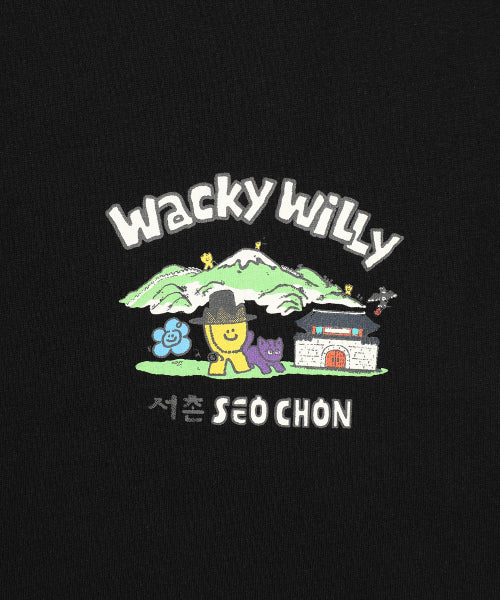 Seochon Graphic Short-sleeved Shirt Black