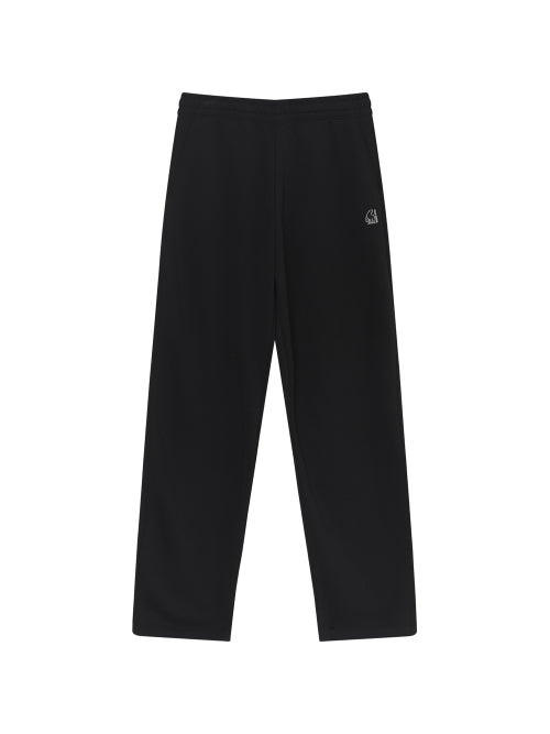 Small Polar Bear Napping Sweat Straight Pants - U_Black