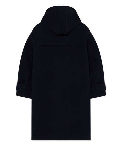 WOOL HOODED DUFFLE COAT