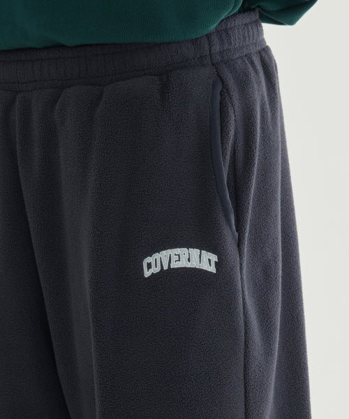 WARM ON ARCH LOGO WIDE FLEECE PANTS
