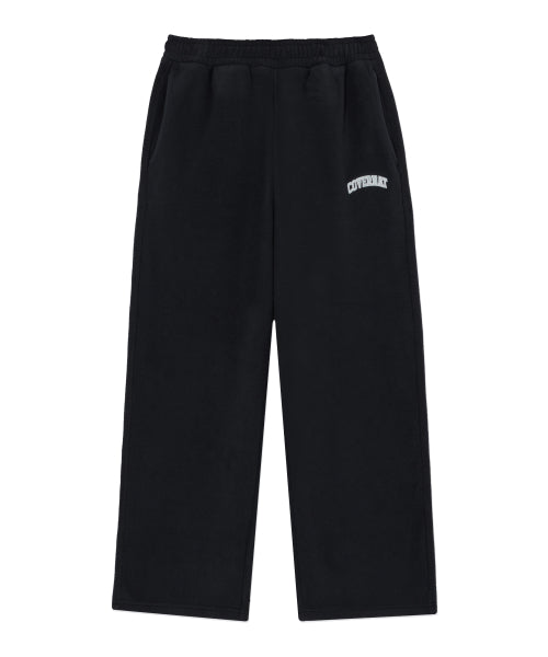 WARM ON ARCH LOGO WIDE FLEECE PANTS