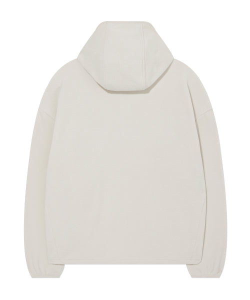 WARM ON ARCH LOGO FLEECE HOODIE